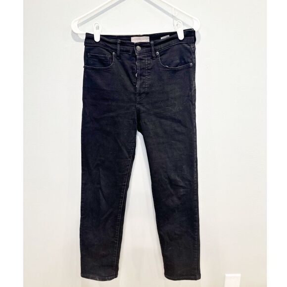 Everlane slim straight cigarette jeans straight black - Picture 3 of 6
